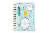 TRI-COASTAL 30720T-31780 DAISY SPIRAL NOTEBOOK WITH BUILT IN CASE
