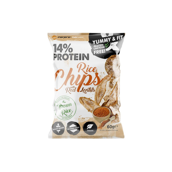 FORPRO RICE CHIPS WITH RED LENTIS 60G