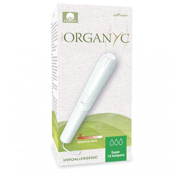 ORGANYC TAMPONS WITH APLLICATOR PLUS X 14