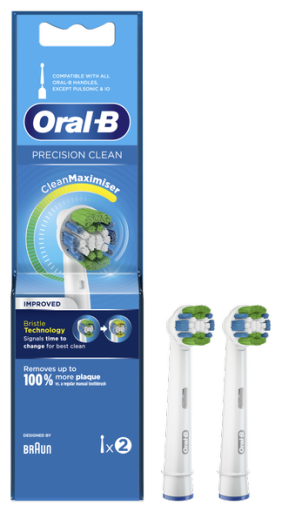 ORAL B POWER BRUSH HEAD PRECISION CLEAN