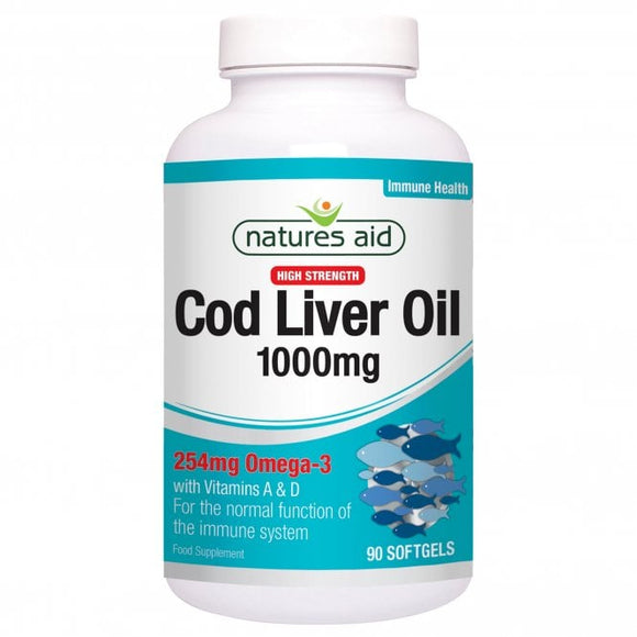 NATURES AID COD LIVER OIL 1000MG