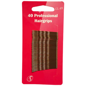 SERENADE 11003 BROWN SMALL HAIR GRIPS