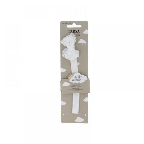 PARSA 9363 WHITE BABY HAIR BAND