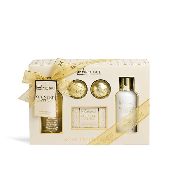 IDC INSTITUTE 12117 SCENTED BATH GOLD GIFT PACK X 5 PCS