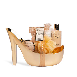 IDC INSTITUTE 12135 SCNETED BATH BRONZE HEEL GIFT SET X 5 PCS