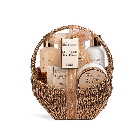 IDC INSTITUTE 12136 SCENTED BATH BRONZE IN BASKET X 5 PCS