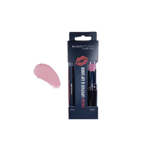 MAGIC STUDIO 60760 CREAM LIPSTICK & LIP LINER SET