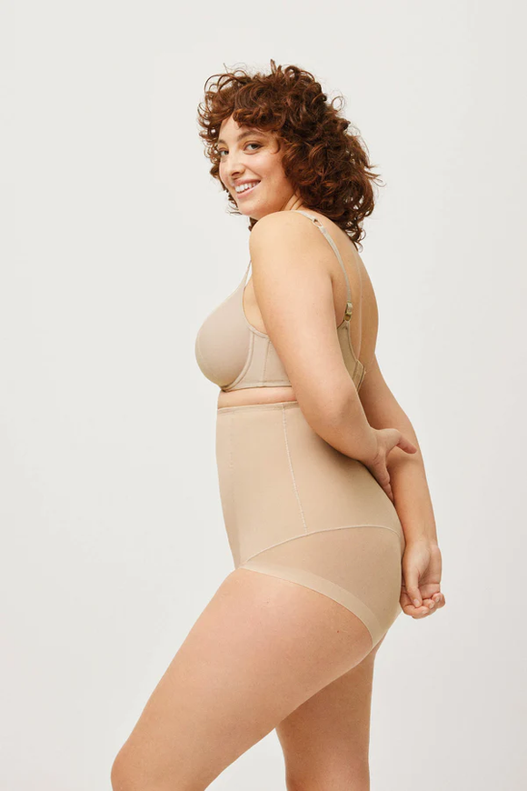 YSABEL MORA HIGH WAISTED SHAPING PANTY SIZE XXL NUDE