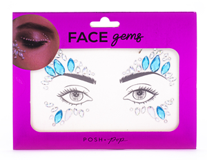 POSH POP F90740-31607 FACE GEMS BLUE