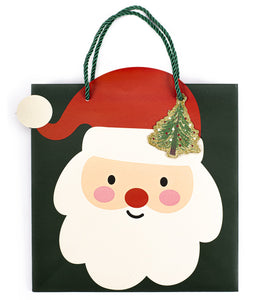 TRI-COASTAL 406T-31407 MEDIUM SANTA GIFT BAG