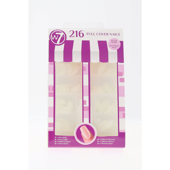 W7 FULL COVER NAILS - SQUARE X 216