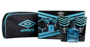 UMBRO UG6324 ICE TOILETRY BAG SET FOR HIM EDT 75ML, 150ML SHOWE GEL&2IN1 SHAMPOO