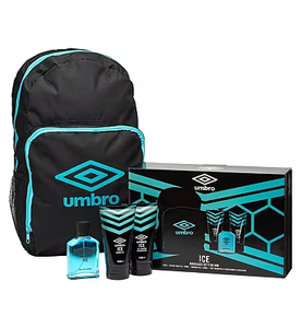 UMBRO UG6326 ICE RUCKSACK SET 75ML EDT, 150ML BODY WASH&150ML 2IN1 SHAMPOO