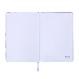 CERDA 2728 FAUX LEATHER NOTEBOOK MINNIE SILVER