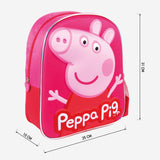 CERDA 3530 BACK PACK 3D PEPPA PIG RED