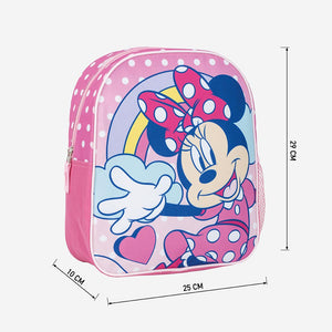 CERDA 5338 MINNIE DOTS PINK BACK PACK