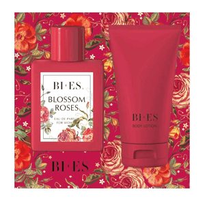 URODA 4479 BI-ES BLOSSOM ROSES GIFT SET EAU DE PARFUM 100ML + BODY LOTION