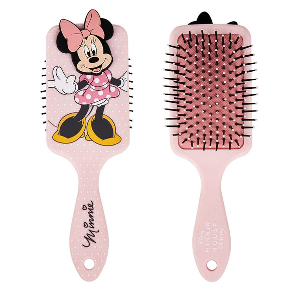 CERDA 2348 HAIR BRUSH MINNIE MOUSSE SPOTTED PINK