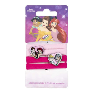 CERDA 2972 PRINCESSES HAIR ELASTICS X 4