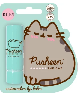 URODA 4509 PUSHEEN THE CAT WATERMELON LIP BALM