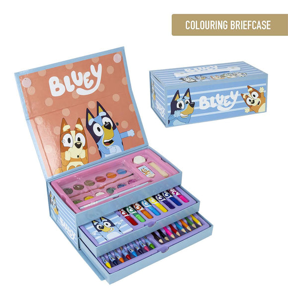 CERDA 1215 BLUEY STATIONERY COLOURING SET IN 3D BOX