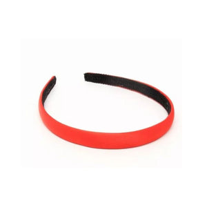 MOLLY & ROSE 8063 RED SATIN FABRIC ALICEBAND