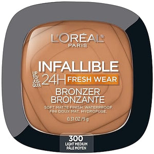 L'OREAL INFLLIABLE COMPACT BRONZER 300 LIGHT MEDIUM