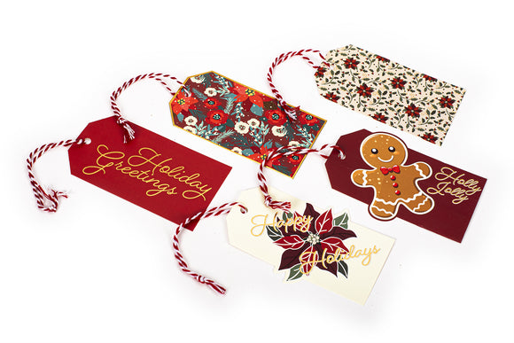 TRI-COASTAL 30483T-32338 RED TONE GIFT TAGS X 20