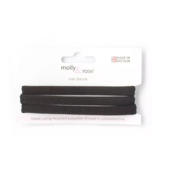 MOLLY & ROSE 8415 LARGE RECYCLED POLYESTER BLACK ELASTICS