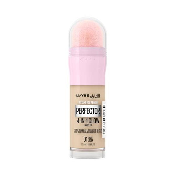 MAYBELLINE DRUG FACE FOUNDATION GLOW PERFECTOR 0.1 LIGHT 200 ML