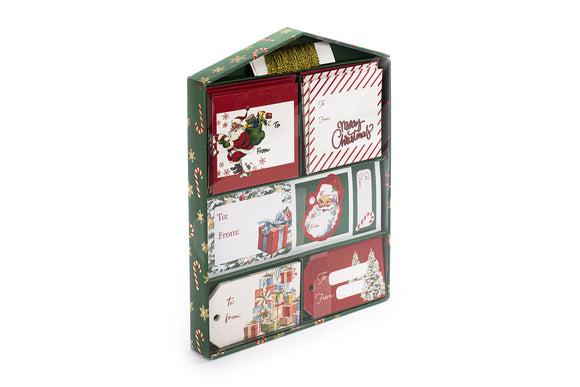 TRI-COASTAL 3752T-32332 GREEN BOX GIFT TAG SET