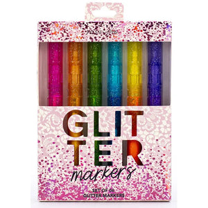 TRI-COASTAL 30867T-31941 GLITTER MARKERS X 6 PACK