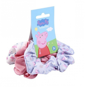 CERDA 1974 PEPPA PIG SCRUNCHIES 3PCS