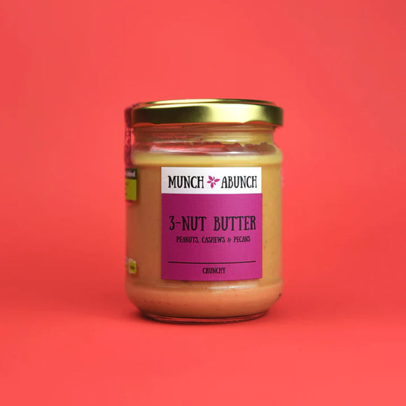 MUNCH ABUNCH 3 NUT BUTTER CRUNCHY 400G