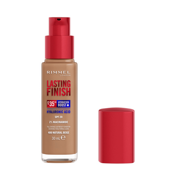 RIMMEL FACE LASTING FINISH FOUNDATION 400 NATURAL BEIGE