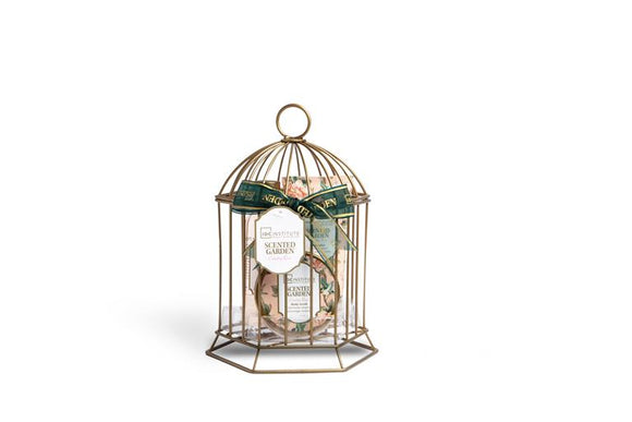 IDC 44007 SCENTED GARDEN COUNTRY ROSE BIRDCAGE 4PCS