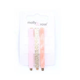 MOLLY & ROSE 8461 PASTEL HAIR SLIDES X 3 PACK