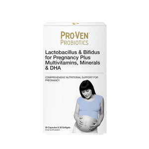 PROVEN PROBIOTICS PREGNANCY PLUS MULTIVITAMINS MINERALS & DHA 30 CAPS