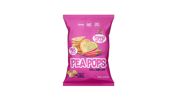 PEA POPS CHILLI AND LIME  23G