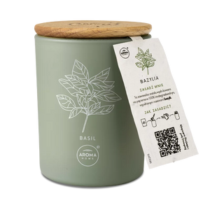 AROMA HOME 8465 FRESH HERBS BASIL CANDLE 150G