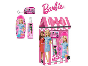 URODA 5841 BI-ES BARBIE HOME SWEET DREAMHOUSE GIFT SET SHOWERGEL, KEYCHAIN & BODY MIST