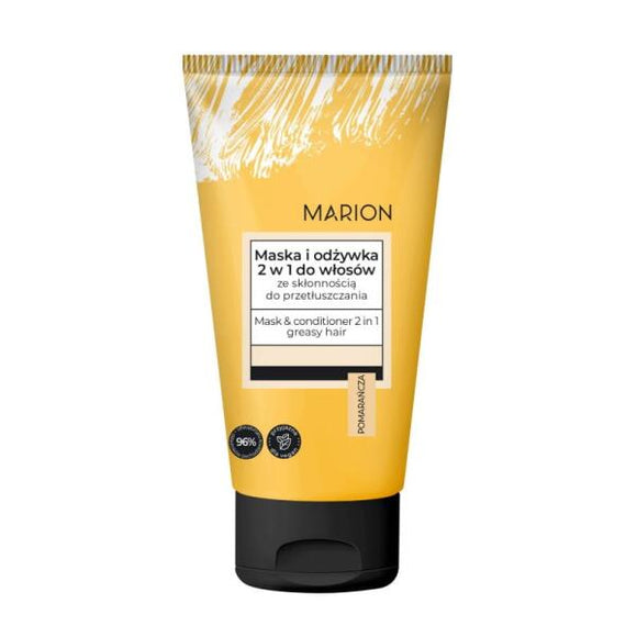 MARION 6583 ORANGE MASK & CONDITIONER 2IN1 FOR GREASY HAIR 150ML