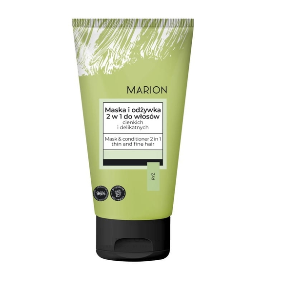 MARION 6584 RICE MASK & CONDITIONER 2IN1 FOR THIN & FINE HAIR 150ML