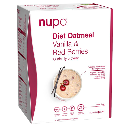 NUPO DIET OATMEAL VANILLA & RED BERRIES