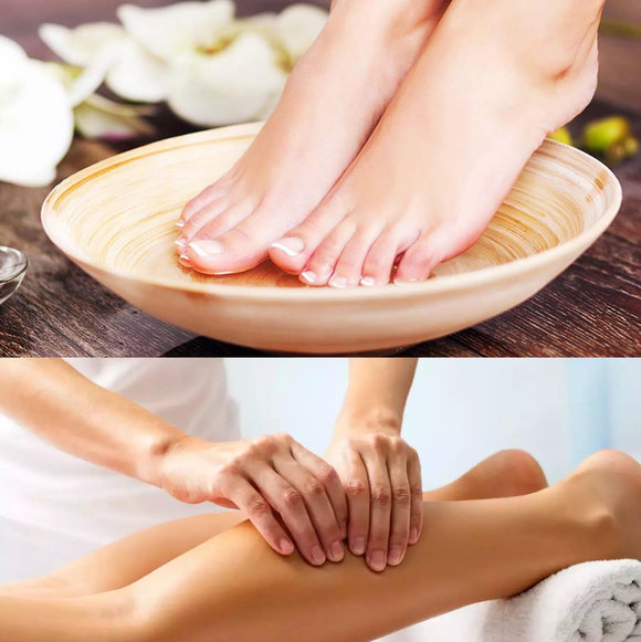 Package 6 - Leg Massage, Classic Pedicure & Gel Polish Application