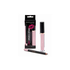 MAGIC STUDIO 60750 LONGWEAR LIPSTICK DUP SHINY SET PINK