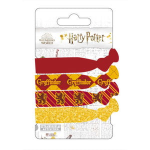 CERDA 2105 HAIR ELASTICS X 4 PIECES HARRY POTTER YELLOW