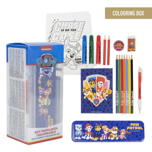 CERDA 0837 PAW PATROL COLOURING SET WITH CASE