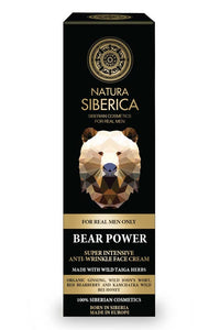 NATURA SIBERICA 2981E MEN BEAR POWER INTENSIVE ANTI-WRINKLE FACE CREAM 50ML