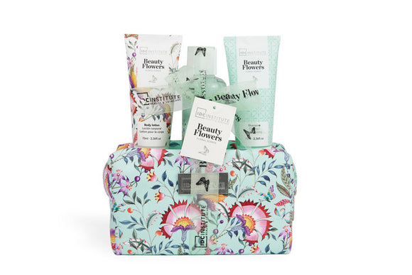 IDC INSTITUTE 98301 BEAUTY FLOWERS GIFT PACK BAG X 3 PIECES